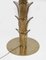 Lámpara de pie en forma de palmera de cristal de Murano y latón, años 70, Imagen 4
