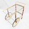 Mid-Century Italian Bar Cart Cocktail Trolley from Cesare Lacca, 1950, Image 8