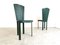 Vintage Green Leather Dining Chairs, 1980s, Set of 6 9