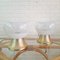 Lampes de Bureau Space Age Murano de Veart, Italie, 1970s, Set de 2 2