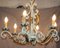 Art Deco French Wrought Iron Chandelier attributed to Gilbert Poillerat, 1950s 2