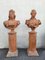 Large Busts of Ceres and Diana, 18th Century, Terracotta, Set of 2 1