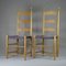 Chaise Droite Shaker de Shaker Workshops, 1970s, Set de 2 1