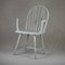 Antique Grey Painted Windsor Chair, 1900s 1