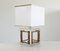 Brass and Chrome Table Lamp by Romeo Rega, 1970s, Image 3