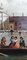 Moretti, Lagune de Venise animée, Oil on Canvas, Framed 5