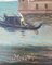 Moretti, Lagune de Venise animée, Oil on Canvas, Framed, Image 3
