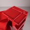 Red Boby Cart by Joe Colombo for Bieffeplast 2