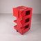 Red Boby Cart by Joe Colombo for Bieffeplast, Image 1