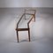 Italian Asymmetrical Wood and Glass Coffee Table, 1950s 4