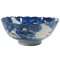 Meiji Blue & White Porcelain Bowl, Japan, 1890s 1