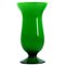 Vintage Italian Green Glass Vase, 1970s 1