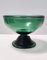 Hand-Blown Green Glass Centerpiece or Bowl, Empoli, Italy, 1940s, Image 5