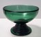 Hand-Blown Green Glass Centerpiece or Bowl, Empoli, Italy, 1940s 4