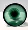 Hand-Blown Green Glass Centerpiece or Bowl, Empoli, Italy, 1940s 6