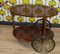 Serving Cart in Brass, Resopal and Rosewood, 1960s 7