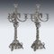 Candelabros victorianos antiguos de plata del siglo XIX, 1872. Juego de 4, Imagen 27