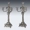 Candelabri antichi vittoriani in argento, XIX secolo, 1872, set di 4, Immagine 29