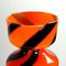 Italian Orange Glass Vase, Stelvia, 1970s, Image 8