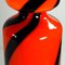 Italian Orange Glass Vase, Stelvia, 1970s 7