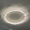 Lámpara de techo circular grande con hojas de vidrio atribuida a Ercole Barovier para Barovier & Toso, años 40, Imagen 5