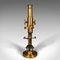 Antique English Brass Cased Scholar's Microscope Scientific Instrument, 1920 4