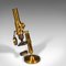 Antique English Brass Cased Scholar's Microscope Scientific Instrument, 1920 8