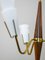 Vintage Suspension Lamp in Opaline Glass, 1960s 6