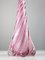 Table Lamp in Pink Spiral Murano Glass, 1970s 5