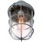 Industrial Grey Cast Aluminum & Clear Glass Wall Lamp by Industria Rotterdam 4