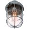 Industrielle graue Wandlampe aus Aluminiumguss & Klarglas von Industria Rotterdam 4