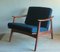 Danish Lounge Chair with Blue-Green Cushions, 1960s, Image 3