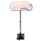 Vintage Industrial White Opaline Glass Banker Desk Light, Image 5