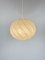 Lampada Mid-Century Cocoon Swirl, Germania, anni '60, Immagine 2