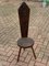 Antique English Carved Oak Spinning Chair 5