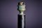 Lámpara de pie de cuero y metal de Jacques Adnet, Francia, años 50, Imagen 4