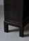 Mueble / estantería funcionalista danés de roble teñido oscuro, años 30, Imagen 15