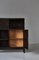 Danish Functionalist Cabinet / Shelving Unit in Dark Stained Oak, 1930s 6