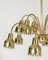 Modernist Brass Chandelier by Hans Bergström, 1940s, Image 5