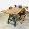 Industrial Dining Table with Machine Parts, 1920s 5