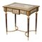 Französischer Damentisch mit Dekor aus vergoldeter Bronze und Porzellanplatten 4
