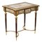 French Ladies Table with Gilded Bronze Decor and Porcelain Panels 2