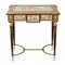 French Ladies Table with Gilded Bronze Decor and Porcelain Panels 1