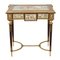 French Ladies Table with Gilded Bronze Decor and Porcelain Panels, Image 1
