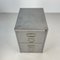 2-Drawer Filing Cabinet in Stripped Steel with Brass Handles, Image 3