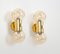 Brass and Smoked Glass Sconces in the style of Sciolari, Germany, 1970s, Set of 2 8