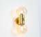 Brass and Smoked Glass Sconces in the style of Sciolari, Germany, 1970s, Set of 2 7