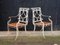 Regency Style Garden Armchairs in Wrought Iron, 1920, Set of 2, Image 1