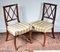 Regency Style Lattice Back Dining Chairs, Set of 2 3