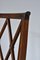 Regency Style Lattice Back Dining Chairs, Set of 2 12